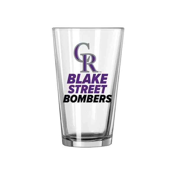 Moment-In-Time 16 oz Major League Baseball Colorado Rockies Slogan Pint Glass - MO3571849