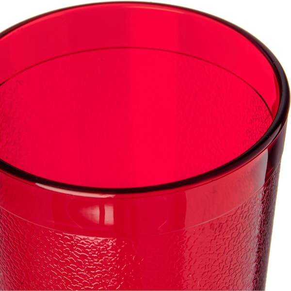 Carlisle Foodservice SAN Tumbler, 12 oz., 12/Pack, Ruby, PK6 - 5212-8210