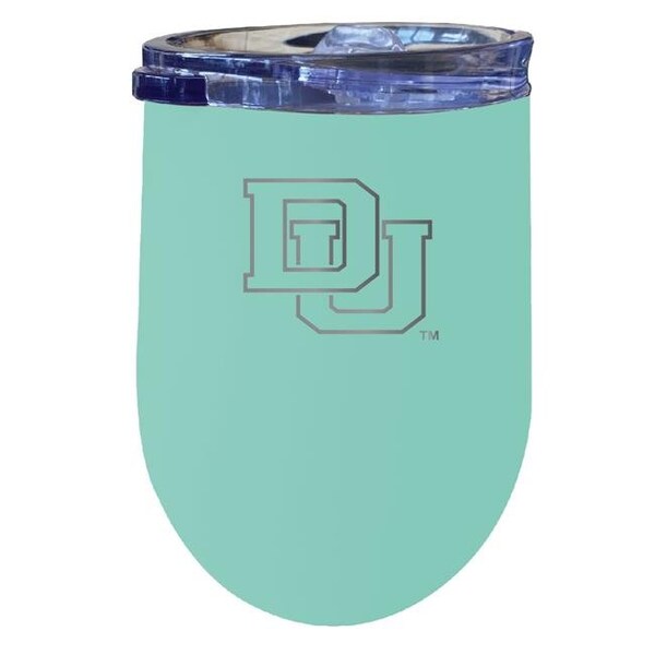 R & R Imports R & R Imports ITWE-C-DEN20S University of Denver Pioneers 12 oz Insulated Wine Stainless Steel Tumbler; Seafoam - ITWE-C-DEN20S