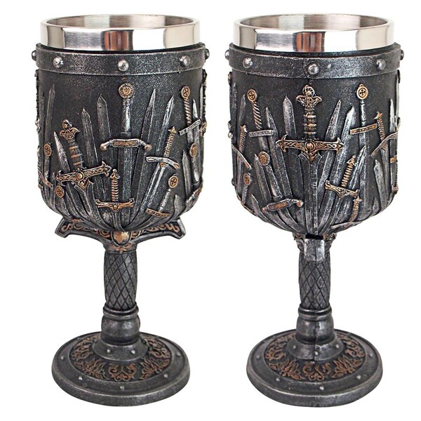 Design Toscano Lord of the Swords Gothic Goblet, PK 2 - CL97423