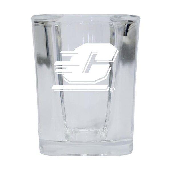 R & R Imports R & R Imports SGSE2-C-CMI20 Central Michigan University 2 oz Square Shot Glass Laser Etched Logo Design - Pack of 2 - SGSE2-C-CMI20