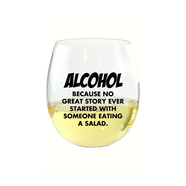 Zees Creations Zees Creations Bcause No Great Story EverDrinkware Wine Tumbler, 4PK - ED1001-D4