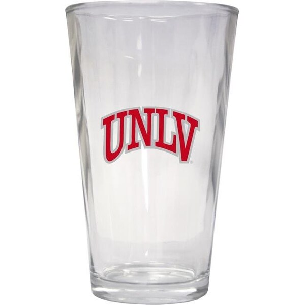 R & R Imports R & R Imports PNT2-C-UNLV19 16 oz UNLV Rebels Pint Glass - Pack of 2 - PNT2-C-UNLV19