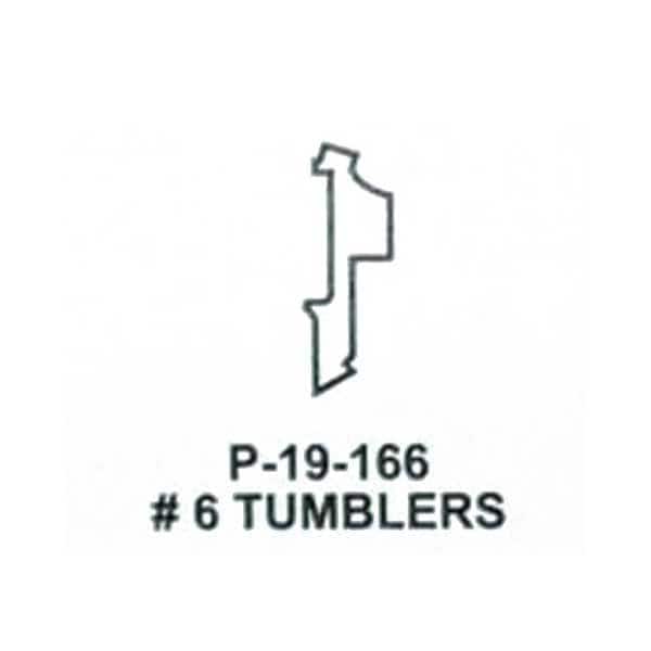 Asp ASP:Honda high security tumbler No 6, PK 25 - ASP-P-19-166