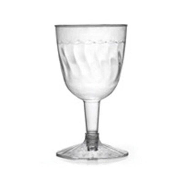 Fineline Settings Fineline Settings 2207 Flairware 6 oz Clear Wine Goblet 2 Piece - 2207