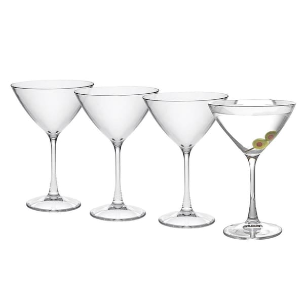 Repartir Unbreakable Tritan 9 oz Martini Glass - Set of 4 - RE2607847