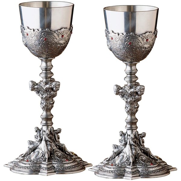 Design Toscano The Florentine Santa Croce Pewter Chalice, PK 2 - PA9004