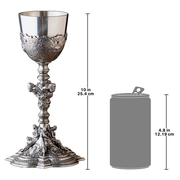 Design Toscano The Florentine Santa Croce Pewter Chalice, PK 2 - PA9004