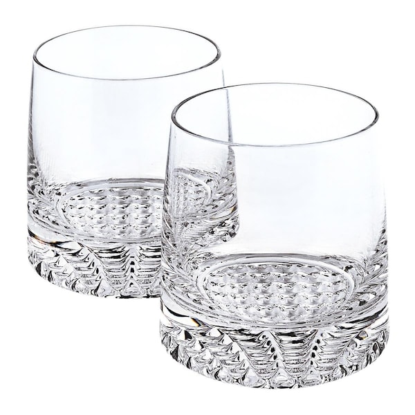 Tarifa Mouth Blown European Crystal Whiskey Set Rocks or DOF Set - 4 Piece - TA3100322