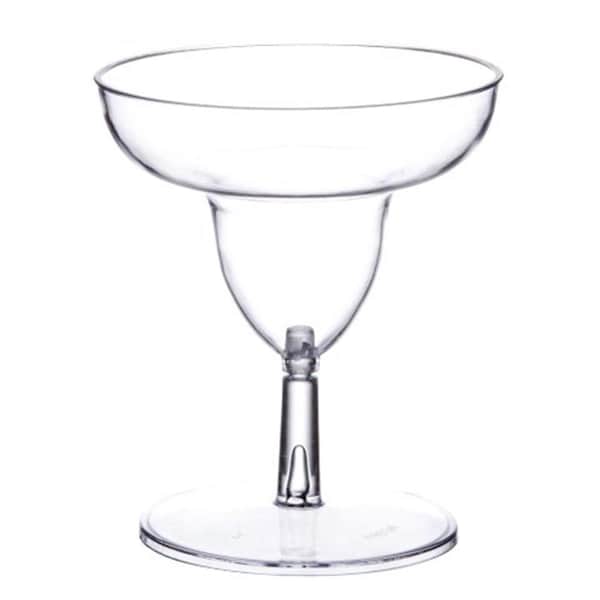 Fineline Settings Clear 2 Oz. Tiny Tinis Margarita Glass 2 Piece - 6402-CL