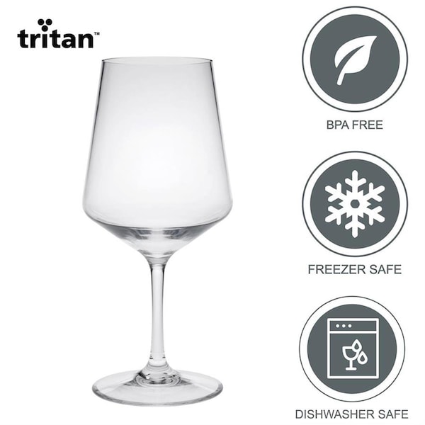 Repartir Tritan, Lexington 18 oz Wine Glass - Set of 4 - RE3579908