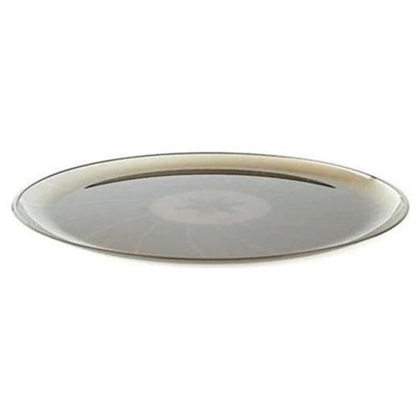 Fineline Settings Fineline Settings 8601-SM Smoke Classic 16" Round Tray - 8601-SM