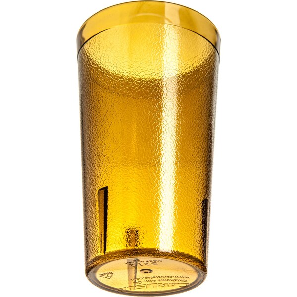 Carlisle Foodservice SAN Tumbler, 12 oz., 6/Pack, Amber, PK12 - 5212-8113