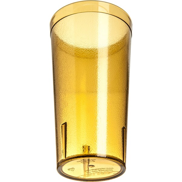 Carlisle Foodservice SAN Tumbler, 20 oz., 6/Pack, Amber, PK12 - 5220-8113
