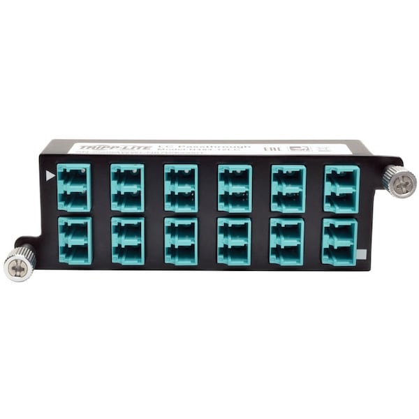 Tripp Lite Casete de Fibra, 10Gbe, 12x LC Dúplex - N484-12LC