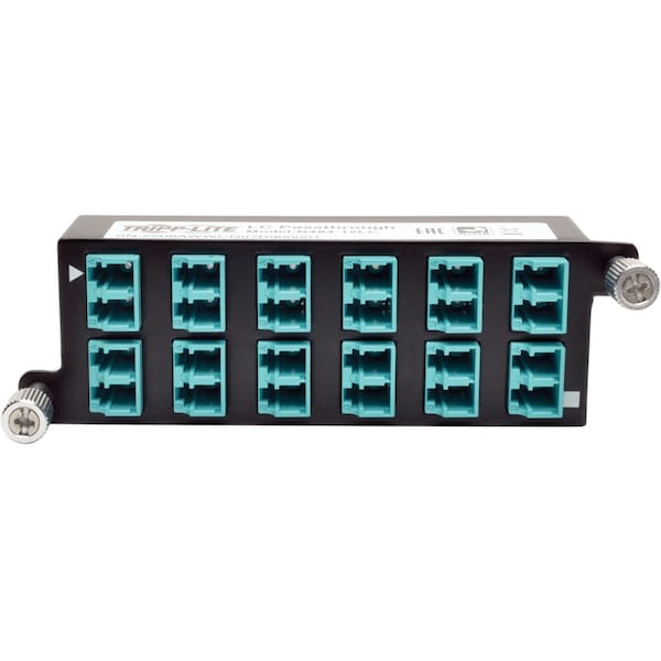 Tripp Lite Casete de Fibra, 10Gbe, 12x LC Dúplex - N484-12LC