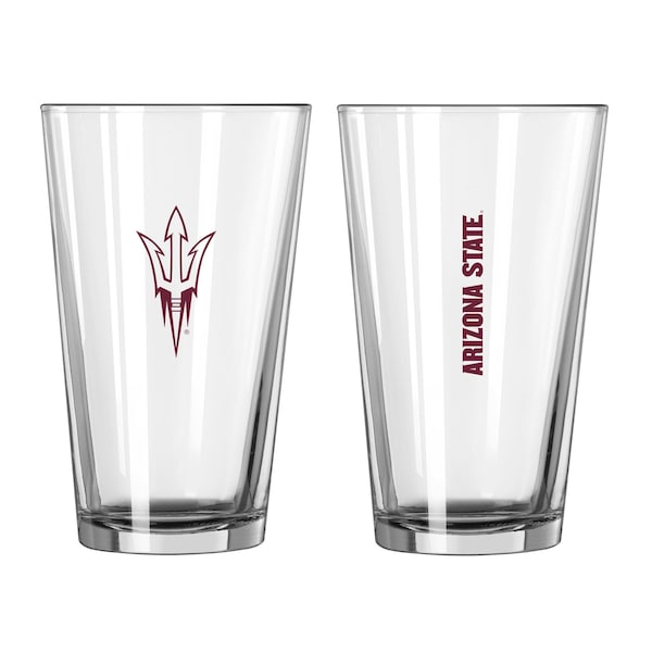 Logo Brands Arizona State 16oz Gameday Pint Glass - 107-G16P-1