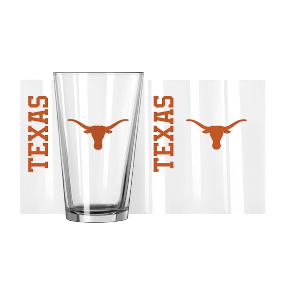 Logo Brands Texas 16oz Gameday Pint Glass - 218-G16P-1