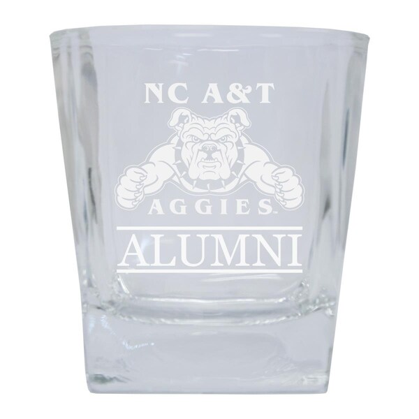 R & R Imports R & R Imports GLSGE-C-NCAT20 ALUM North Carolina A&T State Aggies Etched Alumni 5 oz Shooter Glass Tumbler - GLSGE-C-NCAT20 ALUM