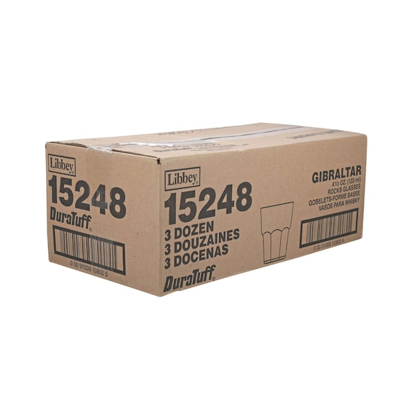 Libbey Libbey Gibraltar 4.5 oz. Rocks Glass 1 Glass, PK36 - 15248
