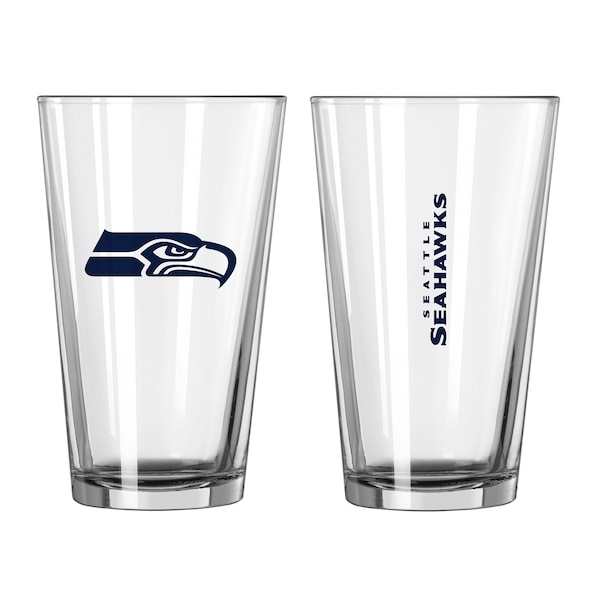 Logo Brands Seattle Seahawks 16oz Gameday Pint Glass - 628-G16P-1