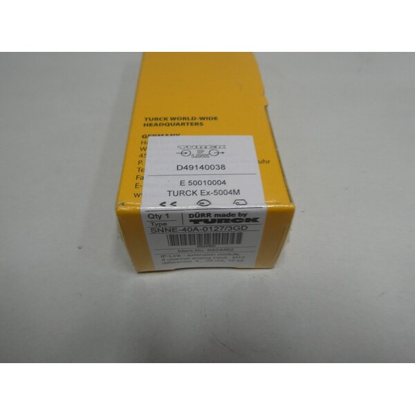 EXTENSIÓN DE ENLACE IP PARA OTROS MÓDULOS PLC Y DCS - SNNE-40A-0127/3GD
