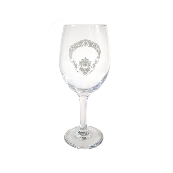 Lyoncraft 18 oz Irish Claddagh Engraved Wine Glass - WICG01