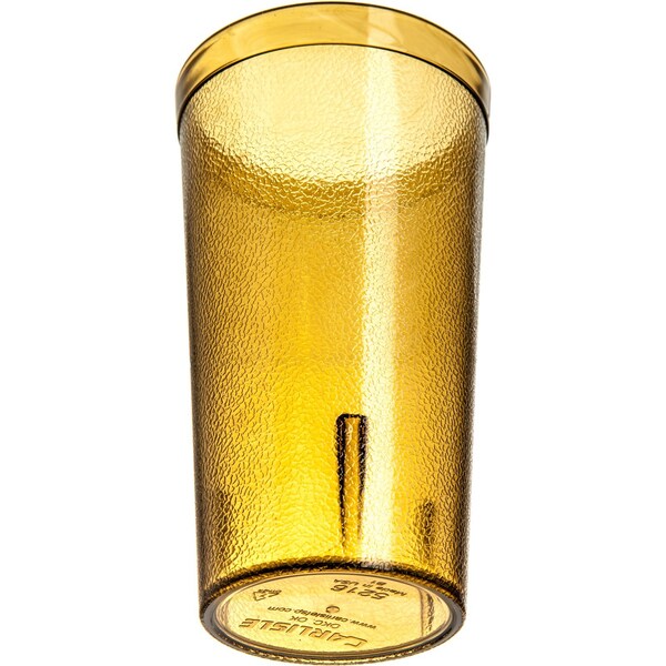 Carlisle Foodservice SAN Tumbler, 16 oz., 6/Pack, Amber, PK12 - 5216-8113