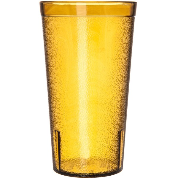 Carlisle Foodservice SAN Tumbler, 16 oz., 6/Pack, Amber, PK12 - 5216-8113