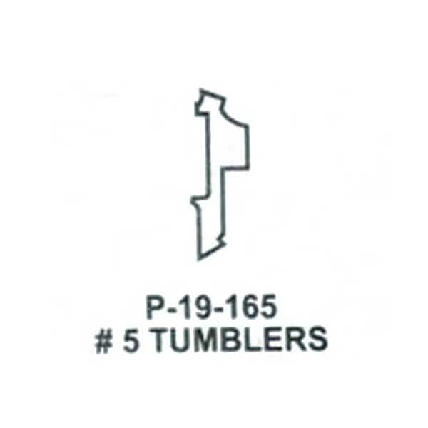 Asp ASP:Honda high security tumbler #5, PK 25 - ASP-P-19-165