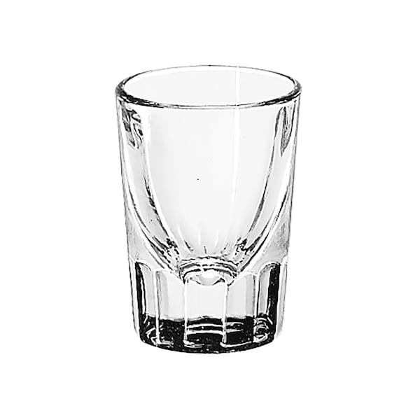 Libbey Libbey 1.5 oz. Fluted Lined Whiskey Shot Glass, PK48 - 5127/S0711