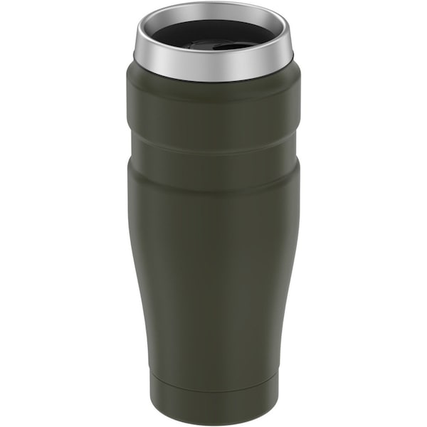 Thermos Stainless Steel Travel Tumbler, 16oz, Army Green, Hot 7 Hrs, Cold 18 Hrs - SK1005AG4