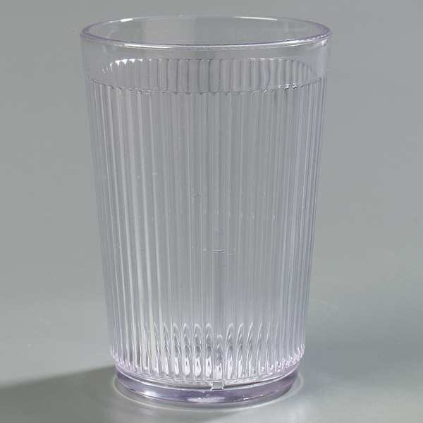 Carlisle Foodservice Tumbler, 8 oz., Clear, PK48 - 4008GR07