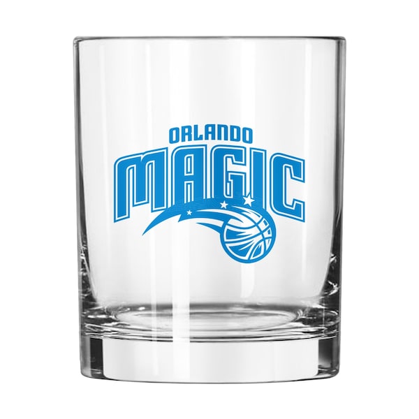Logo Brands Orlando Magic 14oz Gameday Rocks Glass - 722-G14R-1