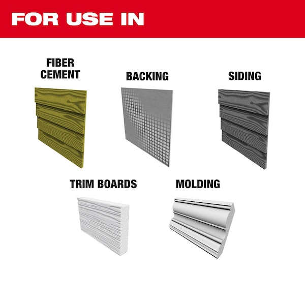 Milwaukee Tool 6-1/2 in. 4T Fiber Cement Track Saw Blade - 48-40-0670