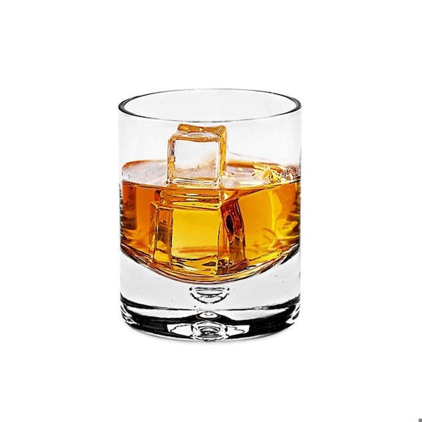 Homeroots 12 oz Old Fashioned Lead Free Crystal Scotch Glass, Clear - 4 Piece - 375903