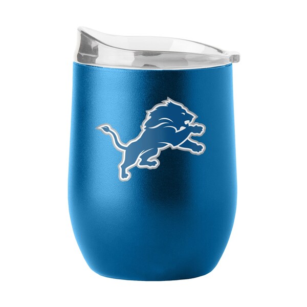 Logo Brands Detroit Lions 16oz Flipside Powder Coat Curved Beverage - 611-S16PB-34
