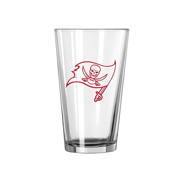 Logo Brands Tampa Bay Buccaneers 16oz Gameday Pint Glass - 630-G16P-1