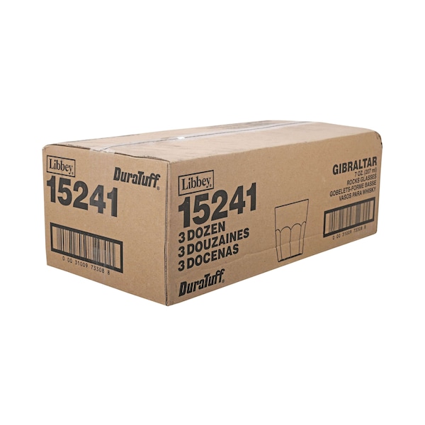Libbey Libbey 7 oz. Gibraltar Rocks Glass, PK36 - 15241