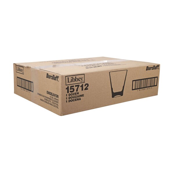 Libbey Libbey 12 oz. Endeavor Double Old Fashioned Glass, PK12 - 15712