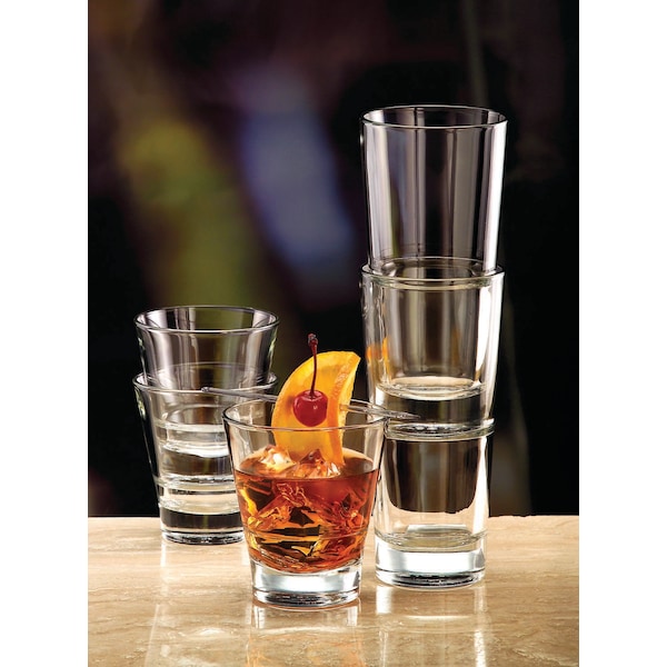 Libbey Libbey 12 oz. Endeavor Double Old Fashioned Glass, PK12 - 15712