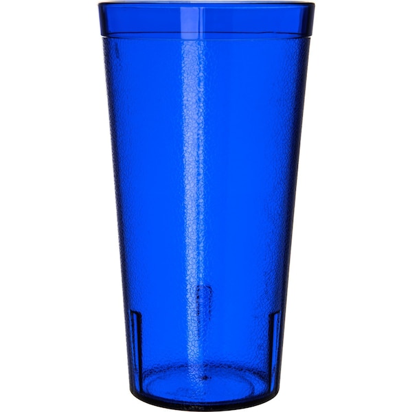 Carlisle Foodservice SAN Plastic Tumbler, 20 oz., Blue, PK72 - 522047