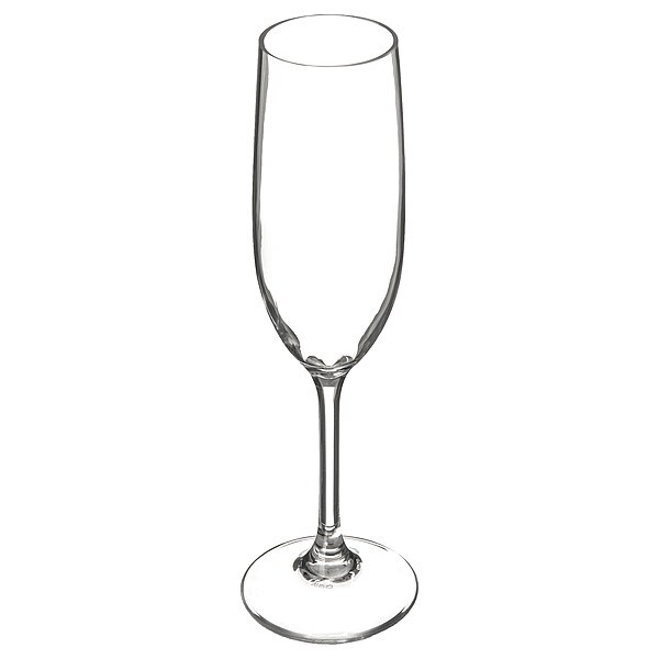 Carlisle Foodservice Champagne Flute, 8 oz., Clr, PK24 - 564007
