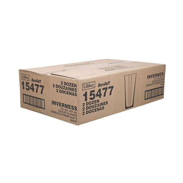 Libbey Libbey 15.25 oz. Inverness Glass Cooler, PK24 - 15477