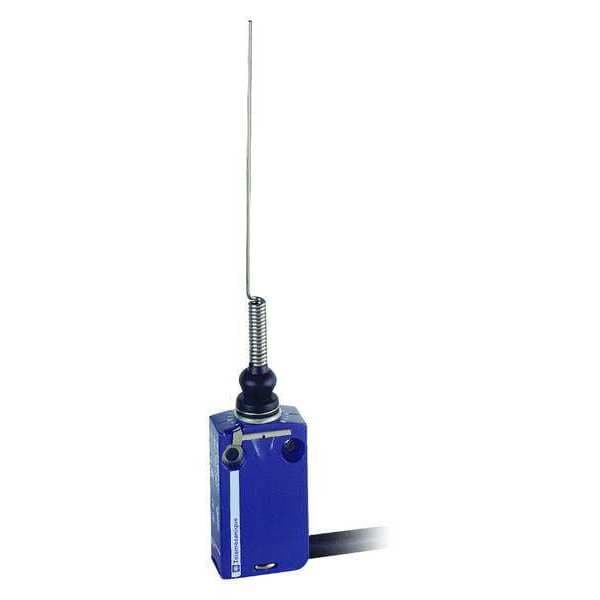 Interruptor de límite Telemecanique Sensors, Bigote de Gato, Bastón Oscilante, 1NC/1NO, 6A @ 240V AC, Ubicación del actuador: Superior - XCMD2106L1
