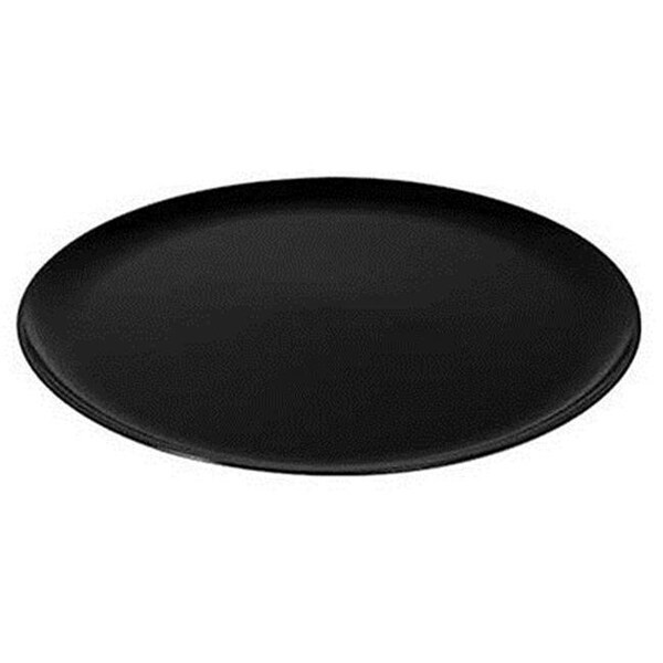 Fineline Settings Fineline Settings 8601-BK Black Classic 16" Round Tray - 8601-BK
