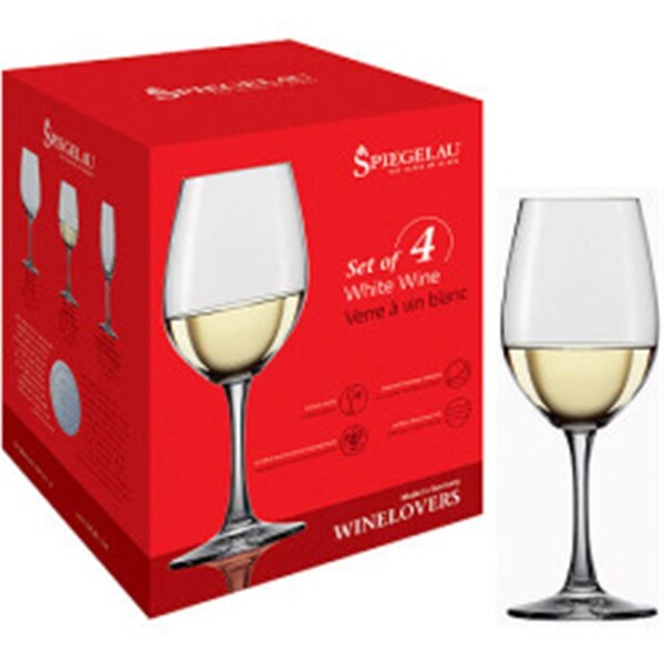 Spiegelau 13.4 oz  Wine Lovers White Wine Glass, 4PK - 4090182