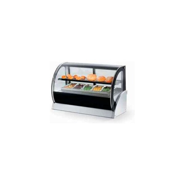 Vollrath Co Vollrath Display Cabinet, 60 Curved Glass, Refrigerated - 40854