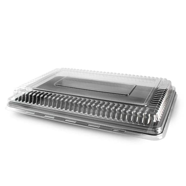 Fineline Settings Fineline Settings 9518-L Large Rectangle Dome PET Lid - DDRC1812.L