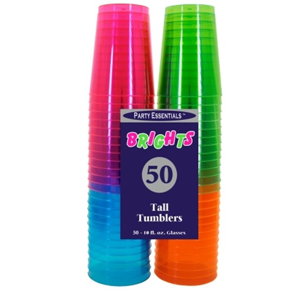 Northwest Enterprises Neon 10 oz. Tall Tumblers Assorted - 205845